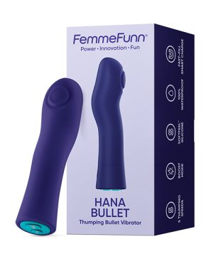 Femme Funn Hana Fingerlike Thumping Bullet – Dark Purple by Femme Funn product image