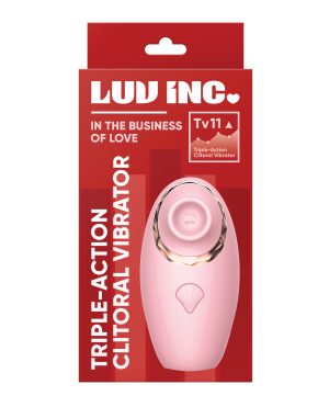 Luv Inc. Triple – Action Clitoral Vibrator – Pink by Luv Inc. product image