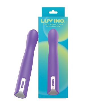 Luv Inc. G-Spot Vibrator w/Moving Beads – Purple by Luv Inc. product image
