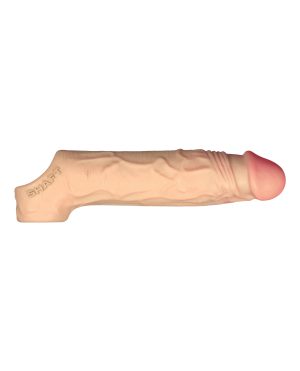 Shaft Flexskin Liquid Silicone 7.8″ Vibrating Sheath – Pine by Shaft product image