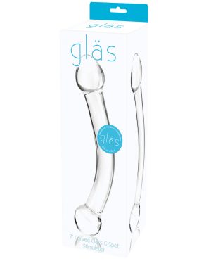 Glas 7″ Curved Glass G Spot Stimulator – Clear by Glas product image