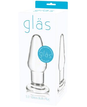 Glas 3.5″ Butt Plug – Clear by Glas product image