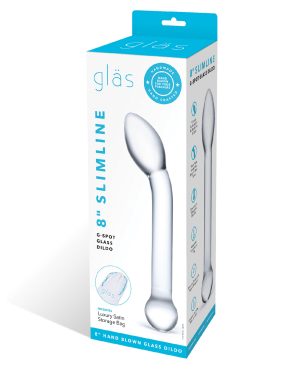 Glas 8″ Slimline G-Spot Glass Dildo by Glas product image