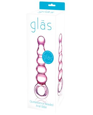 Glas Quintessence Beaded Glass Anal Slider by Glas product image