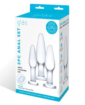 Glas 3 pc Glass Anal Training Kit by Glas product image