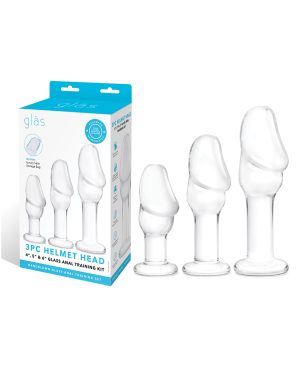 Glas Helmet Head Anal Training Kit – Set of 3 by Glas product image