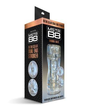 MSTR B8 Double Date In the Clear Dual End Stroker by Happy Ending product image
