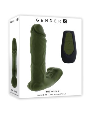 Gender X The Hunk Dual Anal Vibrator w/Remote Control – Green by Gender X product image