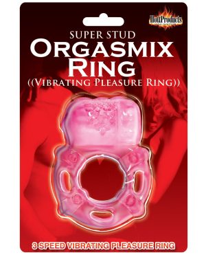 Super Stud Orgasmix Ring Pleasure Ring 3 Speed – Magenta by Orgasmix product image