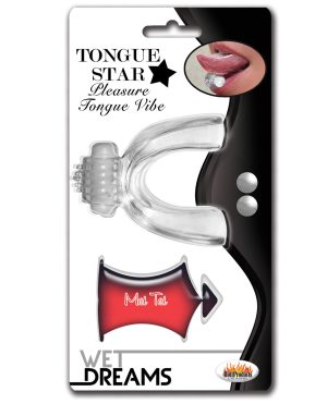 Wet Dreams Tongue Star Vibe – Clear by Wet Dreams product image