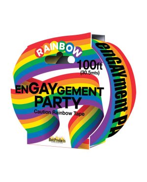 Engaygement Rainbow Style Caution Tape by Hott Products product image