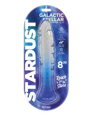 Stardust Galactic Stellar 8″ Jelly Dildo – Crystal Blue by Stardust product image