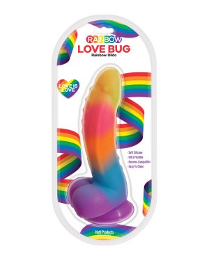 Love Bug Dildo – Rainbow by Hott Products product image