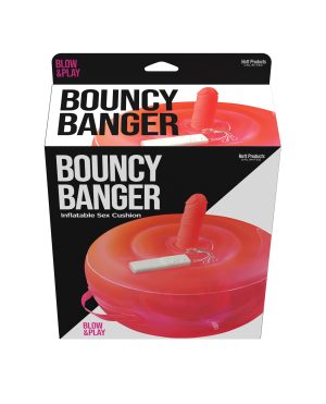 Bouncy Banger Inflatable Cushion w/Vibrating Dildo by Hott Products product image