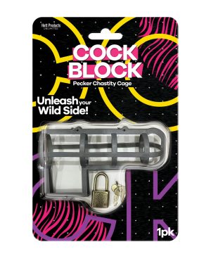 Cock Block Chastity Cage by Hott Products product image