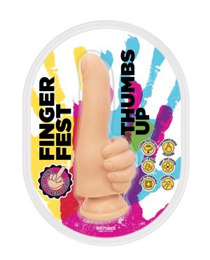 Finger Fest Thumbs Up Dildo – Flesh by Finger Fest product image