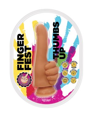 Finger Fest Thumbs Up Dildo – Tan by Finger Fest product image
