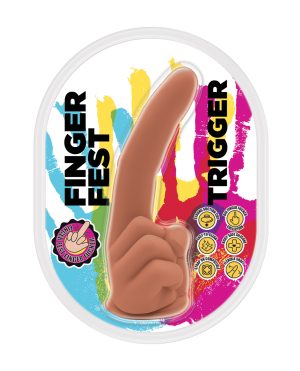 Finger Fest Trigger Dildo – Tan by Finger Fest product image