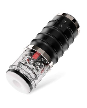 Warrior Auto Thrusting Male Masturbator – Black by Honey Play Box product image