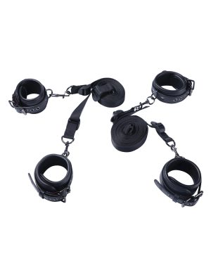 Kinky Play Box Luxury Bondage Bed Restraint Kit – Black by Honey Play Box product image