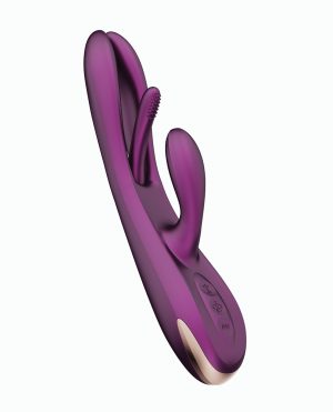 Terri App Controlled Kinky Finger Tapping Rabbit Vibrator – Purple by Honey Play Box product image