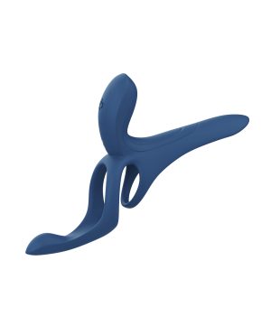 Pleasure Pivot App-Controlled Couples Vibrators – Navy Blue by Honey Play Box product image