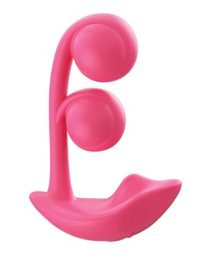 Melody Twin Balls Clit & G-Spot Vibrator – Pink by Honey Play Box product image
