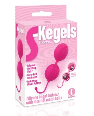 The 9’s S-Kegels Silicone Balls – Pink by The 9s product image