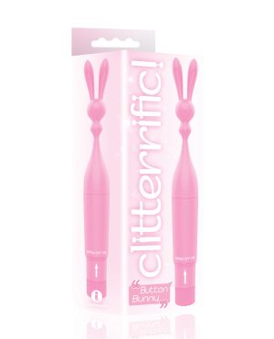 The 9’s Clitterific! Button Bunny Clitoral Stimulator – Pink by The 9s product image
