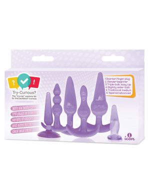 Try-Curious Anal Plug Kit – Purple by Try-Curious product image