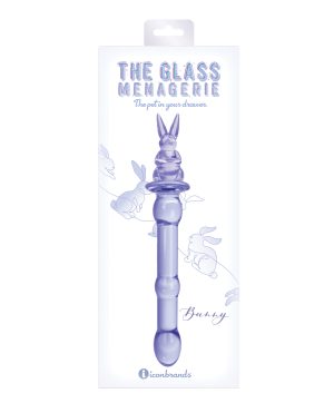 Glass Menagerie Rabbit Glass Dildo – Pink by Glass Menagerie product image