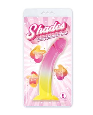 Shades Jelly TPR Gradient Dong Large – Pink/Yellow by Shades product image
