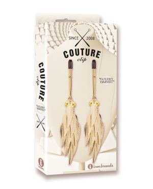 Couture Clips Luxury Nipple Clamps – Golden Harvest by Couture Clips product image