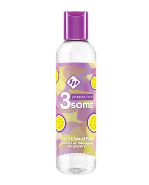 ID 3some 3 in 1 Lubricant – 4 oz Passion Fruit by ID 3some product image
