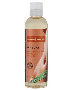 Intimate Earth Sensual Massage Oil – 120 ml Cocoa Bean & Goji Berry by Intimate Earth product image