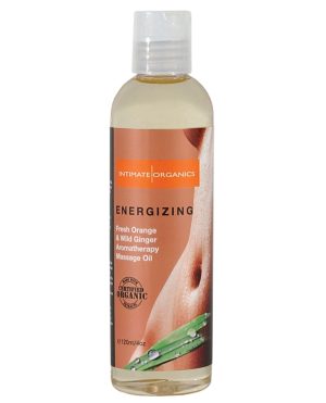 Intimate Earth Energizing Massage Oil – 120 ml Orange & Ginger by Intimate Earth product image