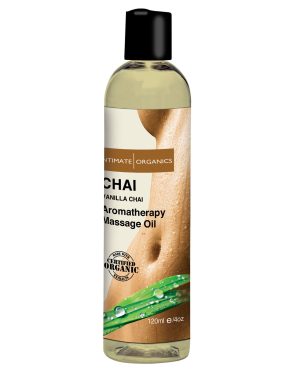 Intimate Earth Chai Massage Oil – 120 ml Vanilla & Chai by Intimate Earth product image