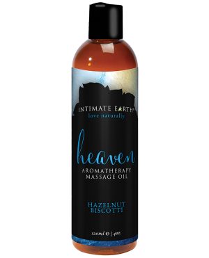 Intimate Earth Heaven Massage Oil – 120 ml Hazelnut Biscotti by Intimate Earth product image