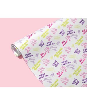 Squirt Alert Naughty Wrapping Paper by Kush Kards product image
