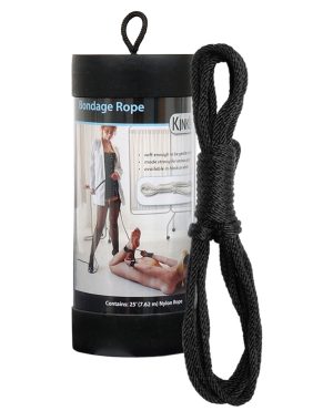 KinkLab 25″ Bondage Rope – Black by Kinklab product image