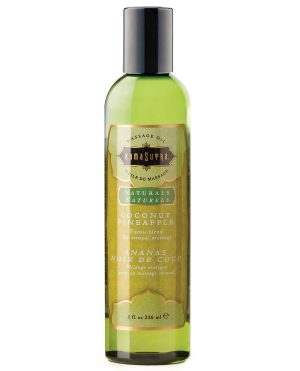 Kama Sutra Naturals Massage Oil – 8 oz Coconut Pineapple by Kama Sutra product image