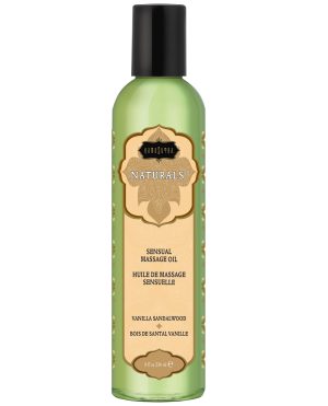 Kama Sutra Naturals Massage Oil – 8 oz Vanilla Sandlewood by Kama Sutra product image