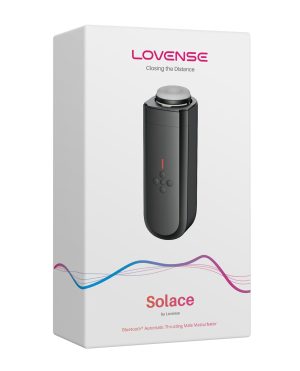 Lovense Solace Thrusting Masturbator – Black by Lovense product image