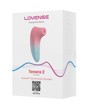 Lovense Tenera 2 Bluetooth Clitoral Suction Stimulator – Pink/Blue by Lovense product image