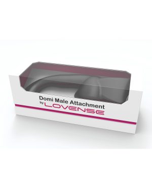 Lovense Domi Flexible Rechargeable Mini Wand Male Attachment – Black by Lovense product image