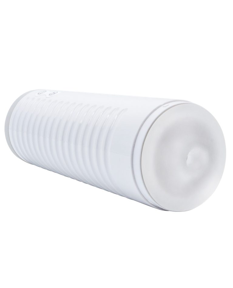 Lovense Max 2 Rechargeable Male Masturbator w/White Case – Clear Sleeve by Lovense product image