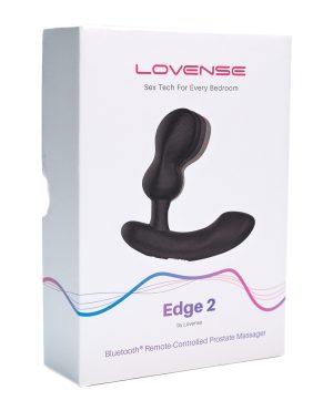 Phareros Home 10 Lovense Edge 2 Flexible Prostate Massager – Black by Lovense product image