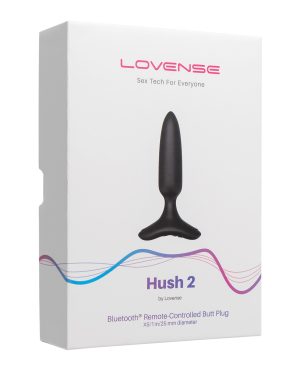 Best Sellers 120 Lovense Hush 2 1″ Butt Plug – Black by Lovense product image