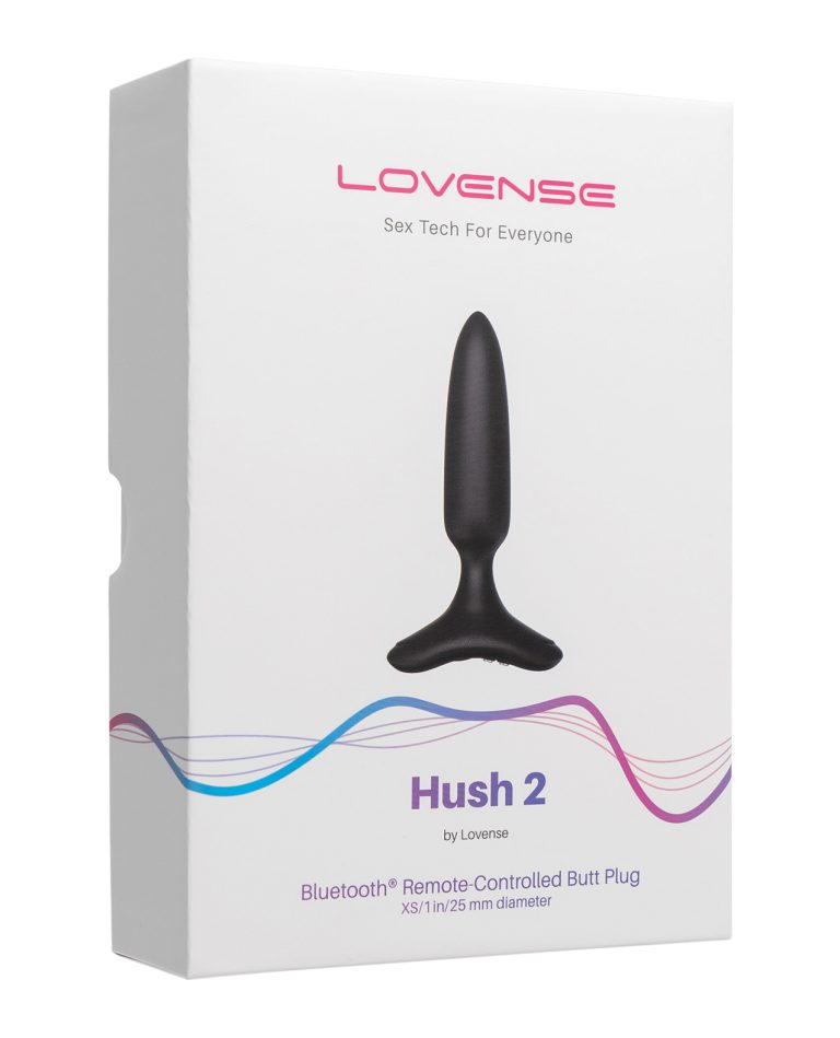 Lovense Hush 2 1″ Butt Plug – Black by Lovense product image