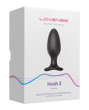 Lovense Hush 2 2.25″ Butt Plug – Black by Lovense product image